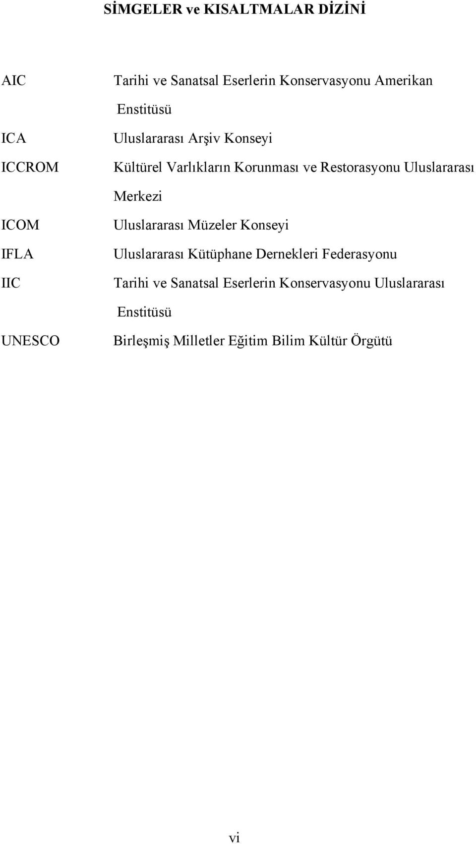 ICOM IFLA IIC Uluslararası Müzeler Konseyi Uluslararası Kütüphane Dernekleri Federasyonu Tarihi ve