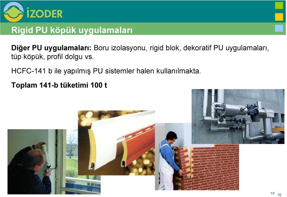 köpük, profil dolgu vs.