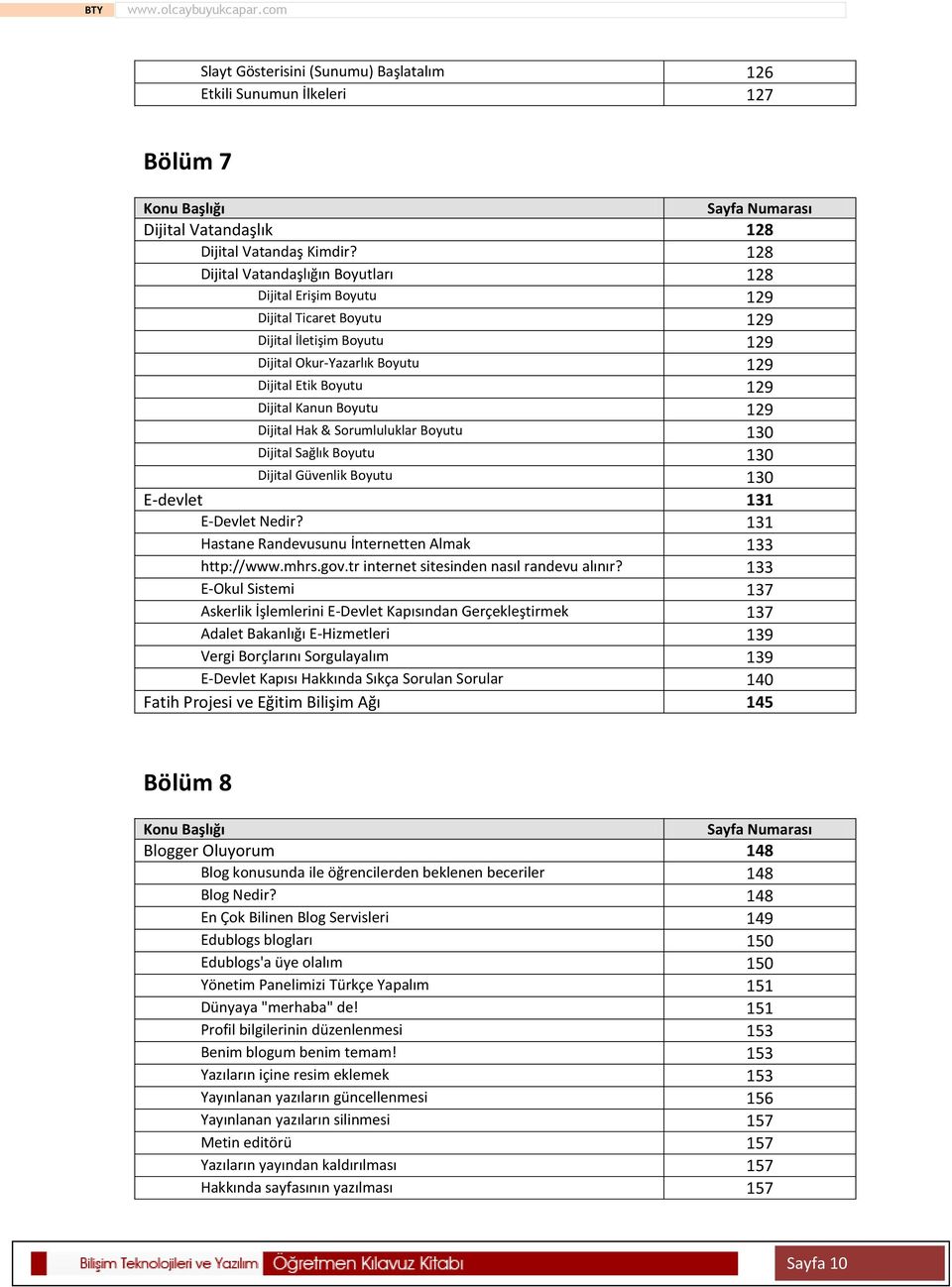 129 Dijital Hak & Sorumluluklar Boyutu 130 Dijital Sağlık Boyutu 130 Dijital Güvenlik Boyutu 130 E-devlet 131 E-Devlet Nedir? 131 Hastane Randevusunu İnternetten Almak 133 http://www.mhrs.gov.