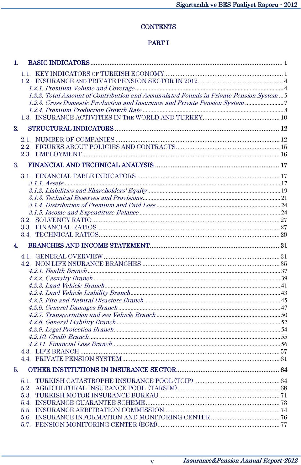 STRUCTURAL INDICATORS... 12 2.1. NUMBER OF COMPANIES... 12 2.2. FIGURES ABOUT POLICIES AND CONTRACTS... 15 2.3. EMPLOYMENT... 16 3. FINANCIAL AND TECHNICAL ANALYSIS... 17 3.1. FINANCIAL TABLE INDICATORS.