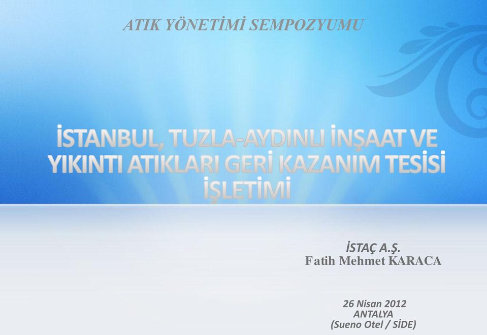 Fatih Mehmet KARACA 26