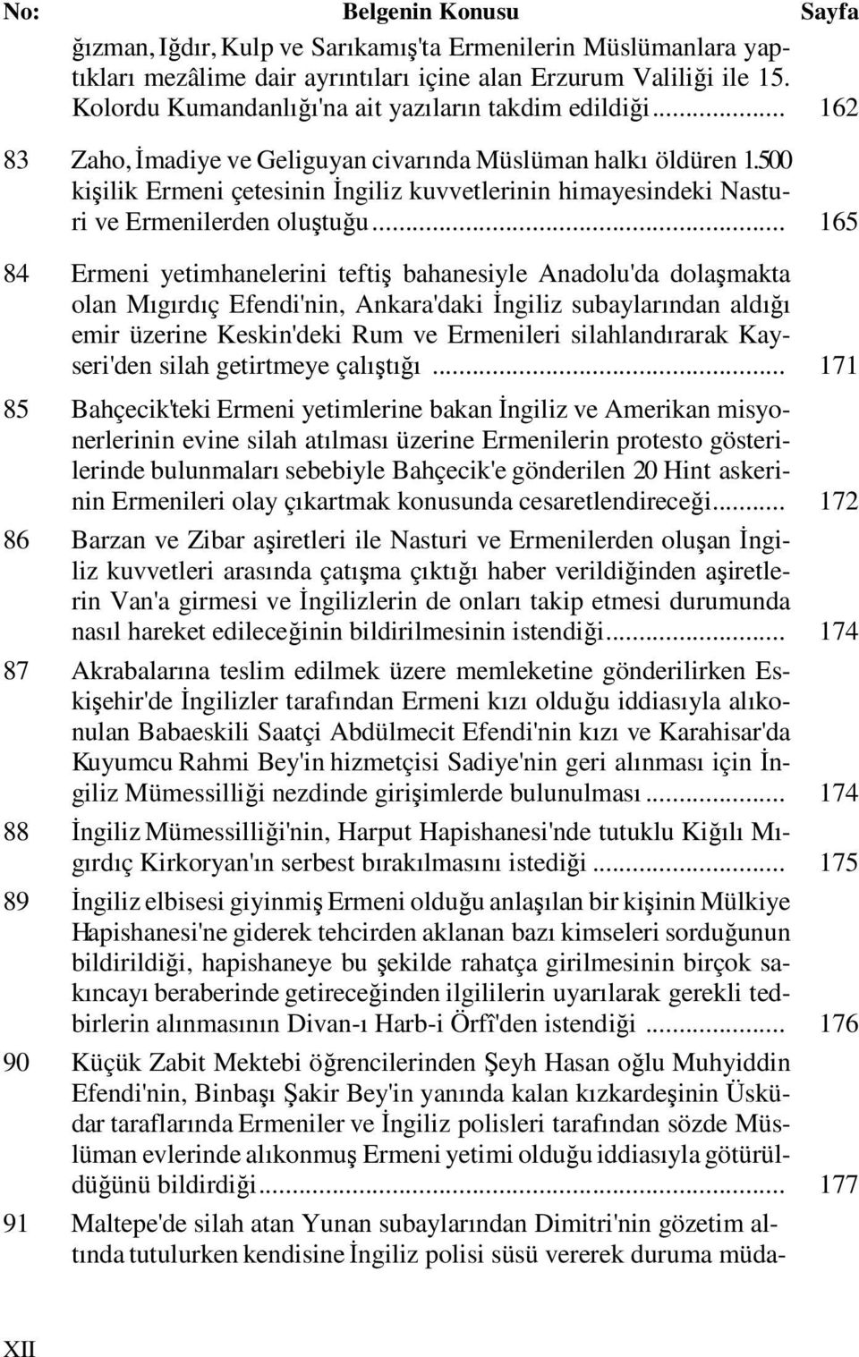 500 kişilik Ermeni çetesinin İngiliz kuvvetlerinin himayesindeki Nasturi ve Ermenilerden oluştuğu.