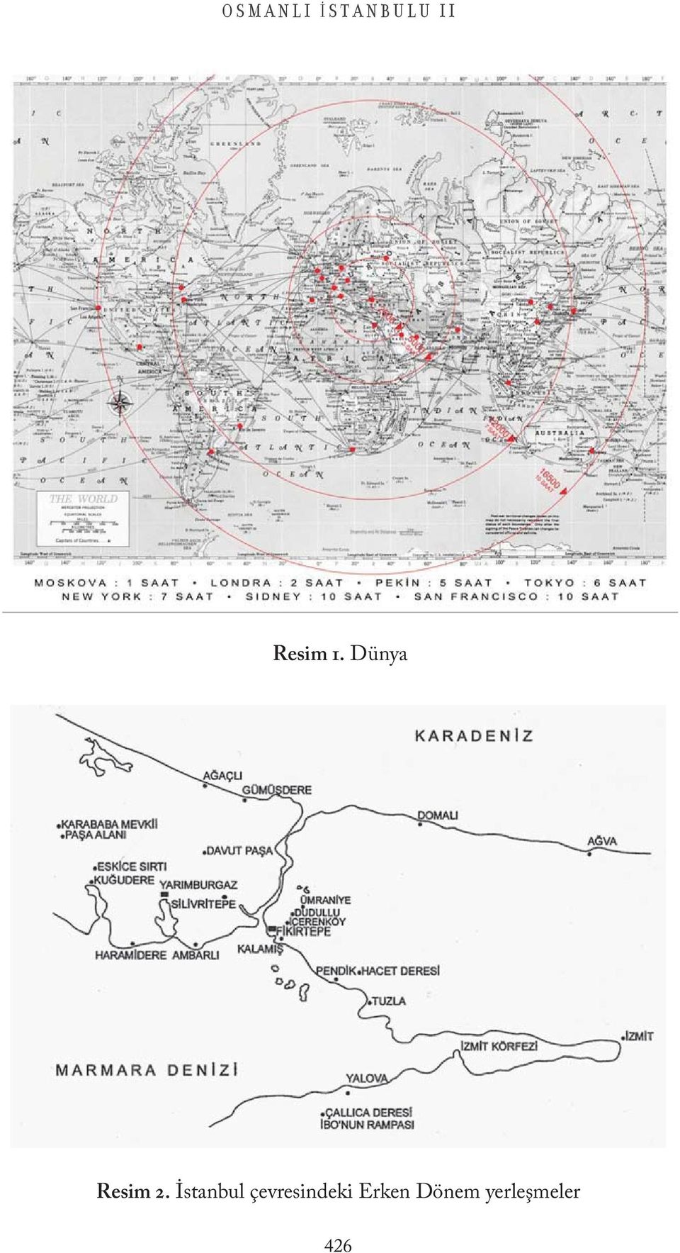 İstanbul çevresindeki