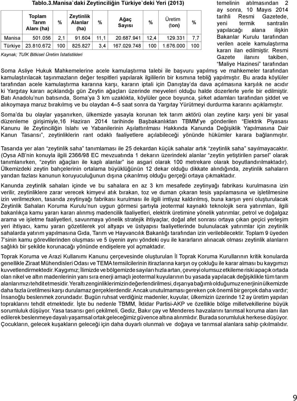 santralin yapılacağı alana ilişkin Bakanlar Kurulu tarafından verilen acele kamulaştırma kararı ilan edilmiştir.