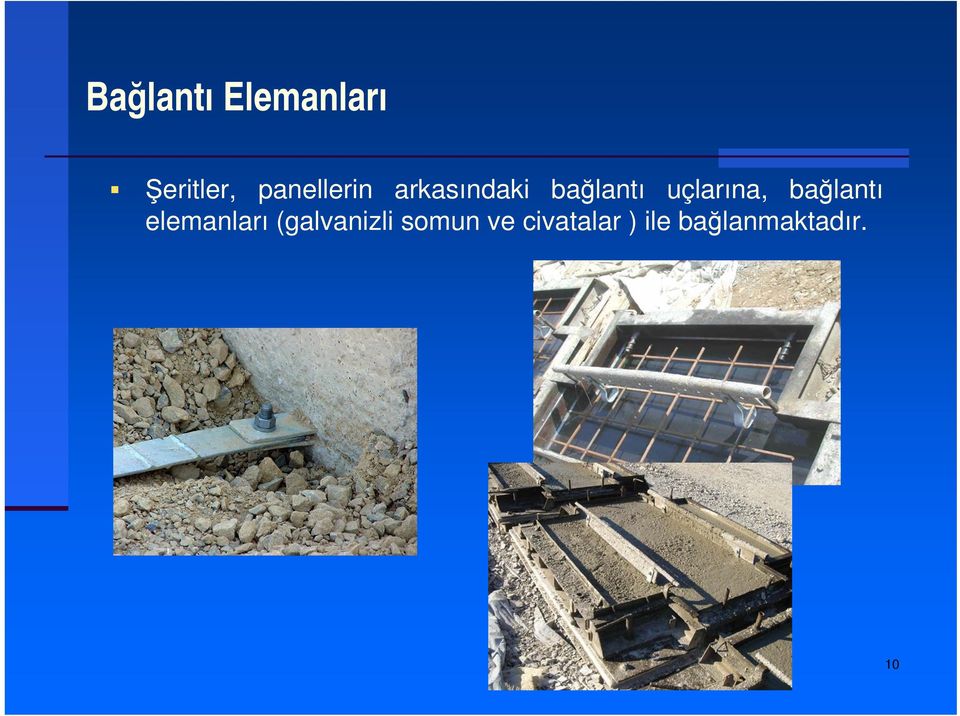 uçlarına, bağlantı elemanları