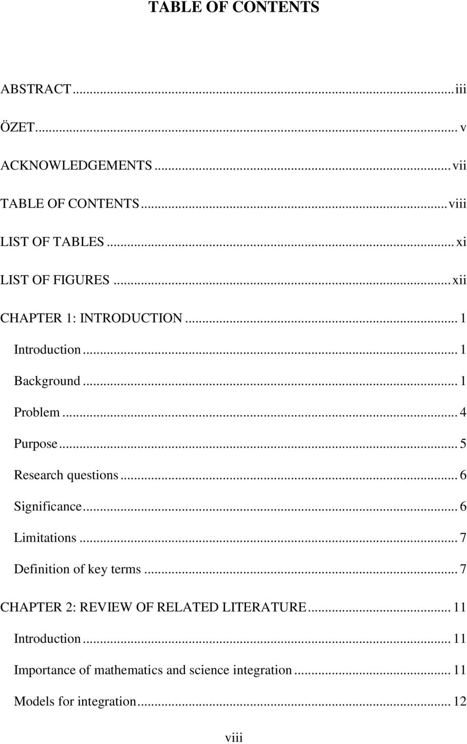 .. 5 Research questions... 6 Significance... 6 Limitations... 7 Definition of key terms.