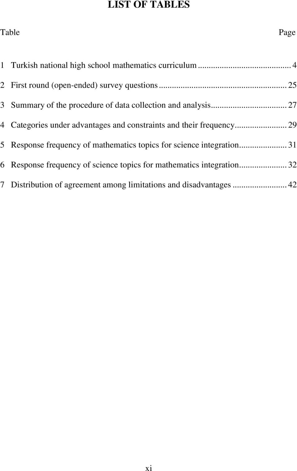 .. 27 4 Categories under advantages and constraints and their frequency.