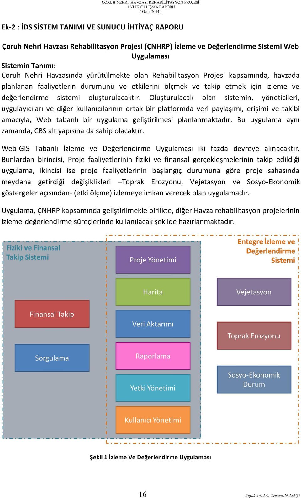 Oluşturulacak olan sistemin, yöneticileri, uygulayıcıları ve diğer kullanıcılarının ortak bir platformda veri paylaşımı, erişimi ve takibi amacıyla, Web tabanlı bir uygulama geliştirilmesi