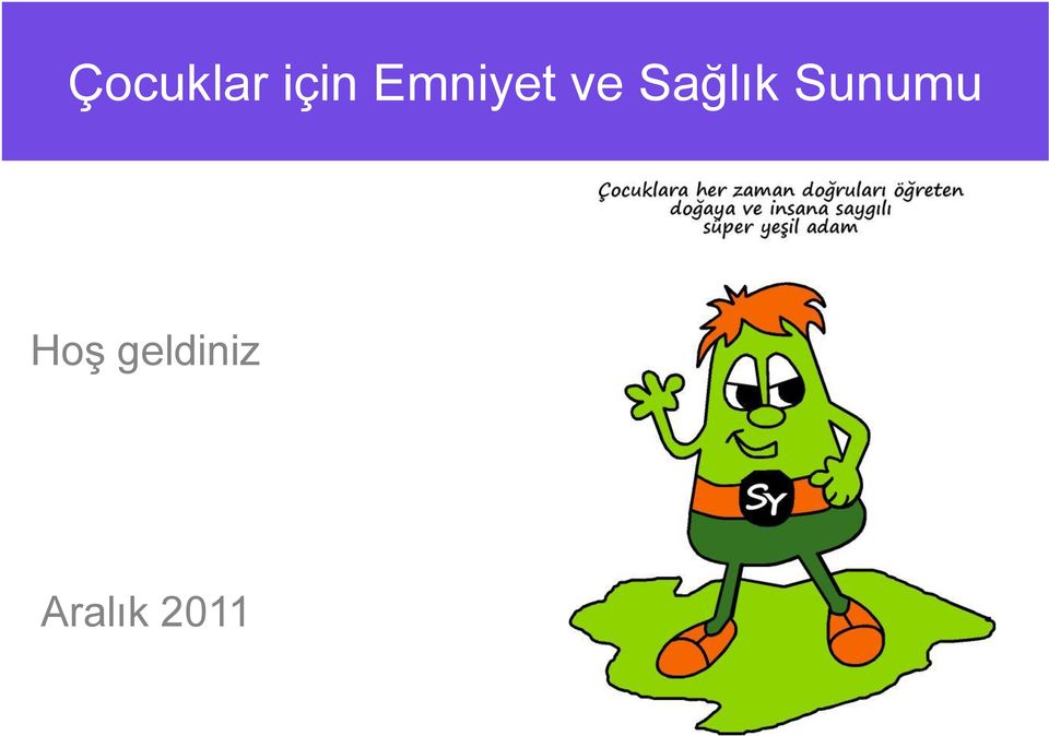 Sağlık Sunumu