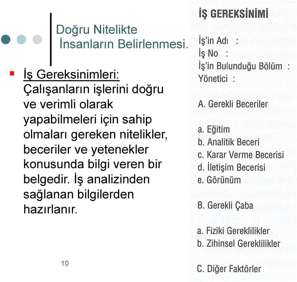 sahip olmaları gereken nitelikler, beceriler ve yetenekler