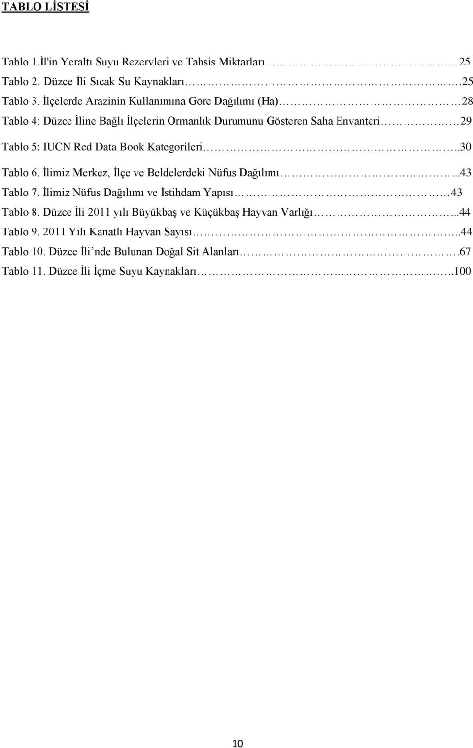 Book Kategorileri..30 Tablo 6. İlimiz Merkez, İlçe ve Beldelerdeki Nüfus Dağılımı...43 Tablo 7. İlimiz Nüfus Dağılımı ve İstihdam Yapısı 43 Tablo 8.