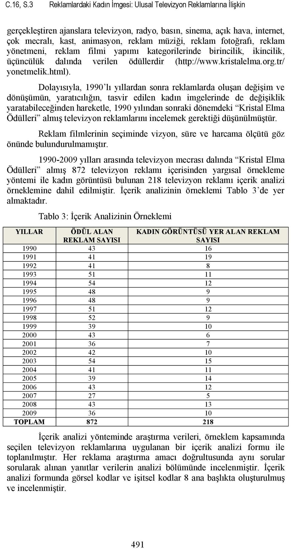 reklam fotoğrafı, reklam yönetmeni, reklam filmi yapımı kategorilerinde birincilik, ikincilik, üçüncülük dalında verilen ödüllerdir (http://www.kristalelma.org.tr/ yonetmelik.html).