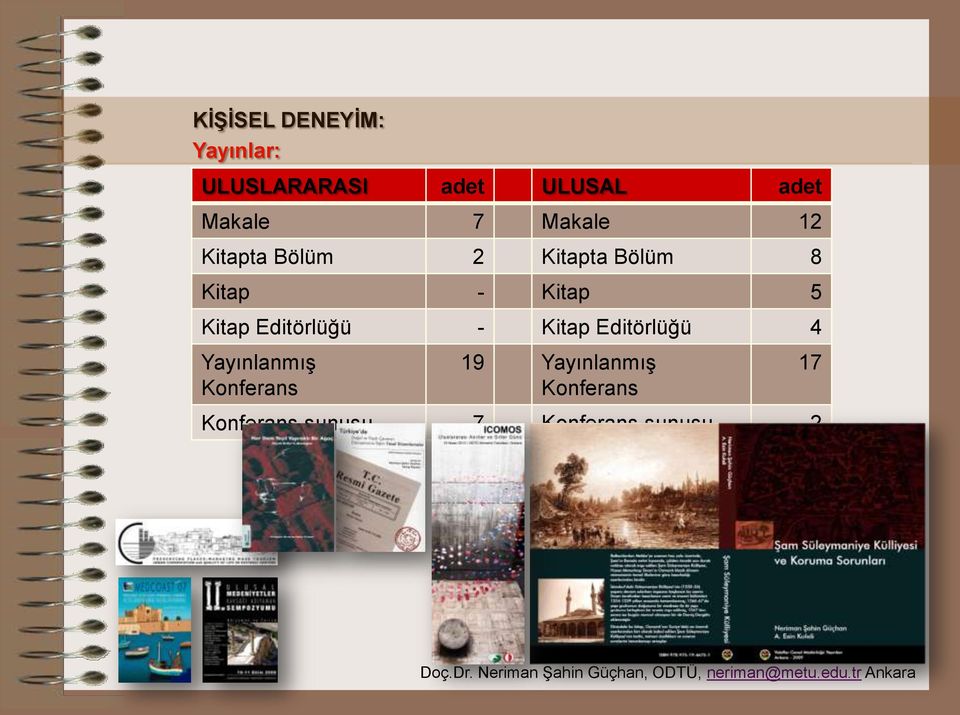 Editörlüğü - Kitap Editörlüğü 4 Yayınlanmış Konferans 19