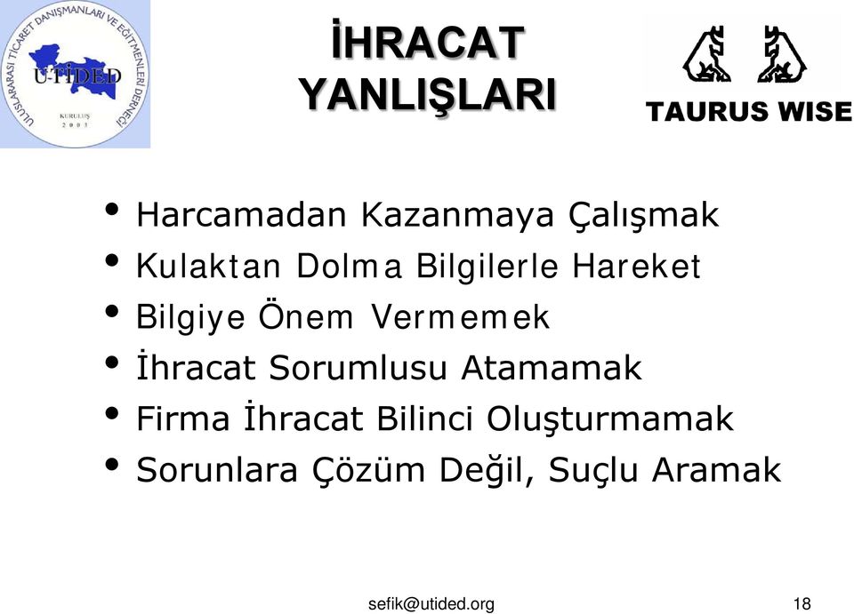 İhracat Sorumlusu Atamamak Firma İhracat Bilinci