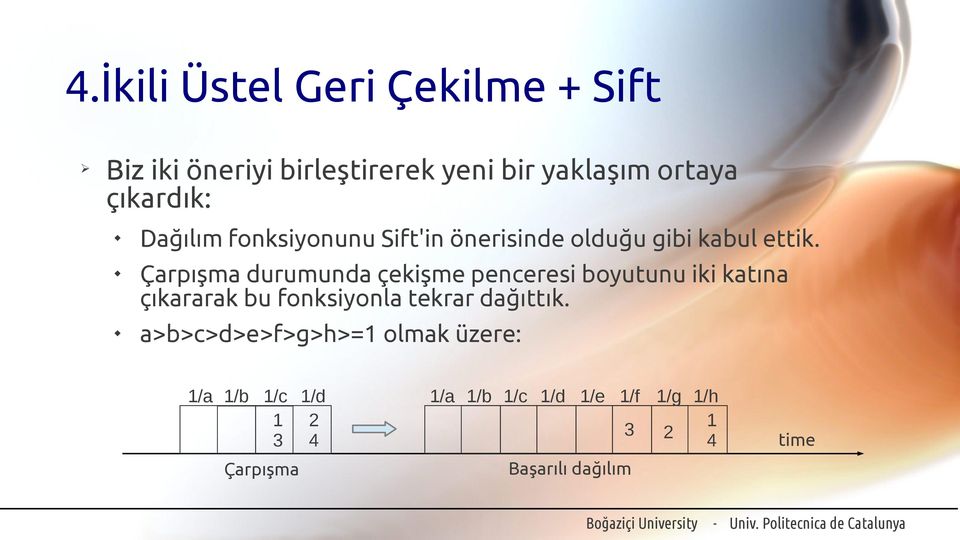 Çarpışma durumunda çekişme penceresi boyutunu iki katına çıkararak bu fonksiyonla tekrar dağıttık.