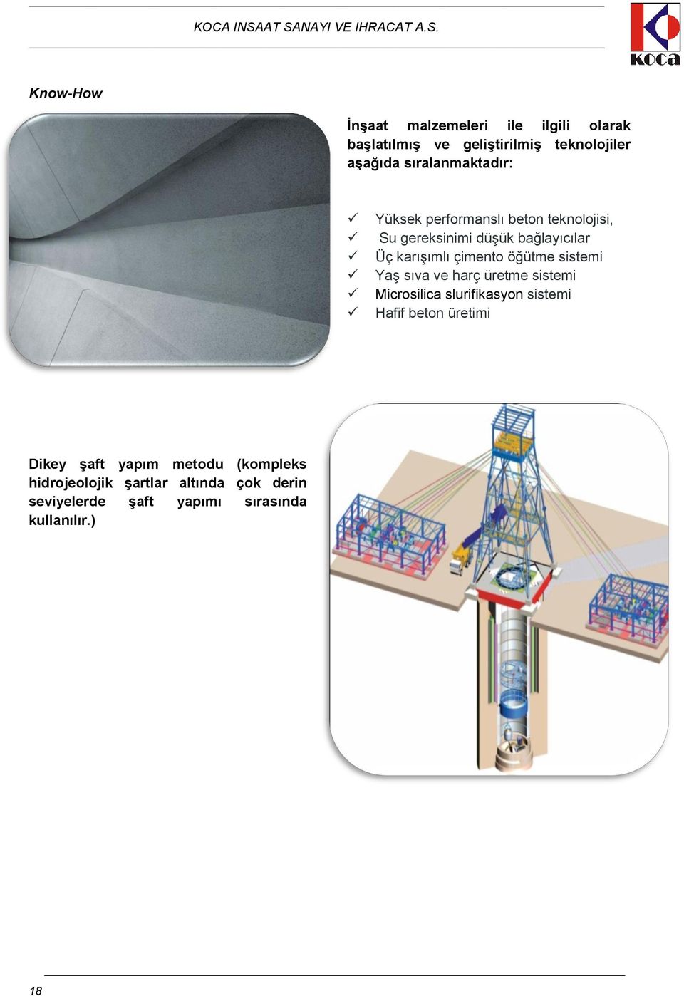 çimento öğütme sistemi Yaş sıva ve harç üretme sistemi Microsilica slurifikasyon sistemi Hafif beton