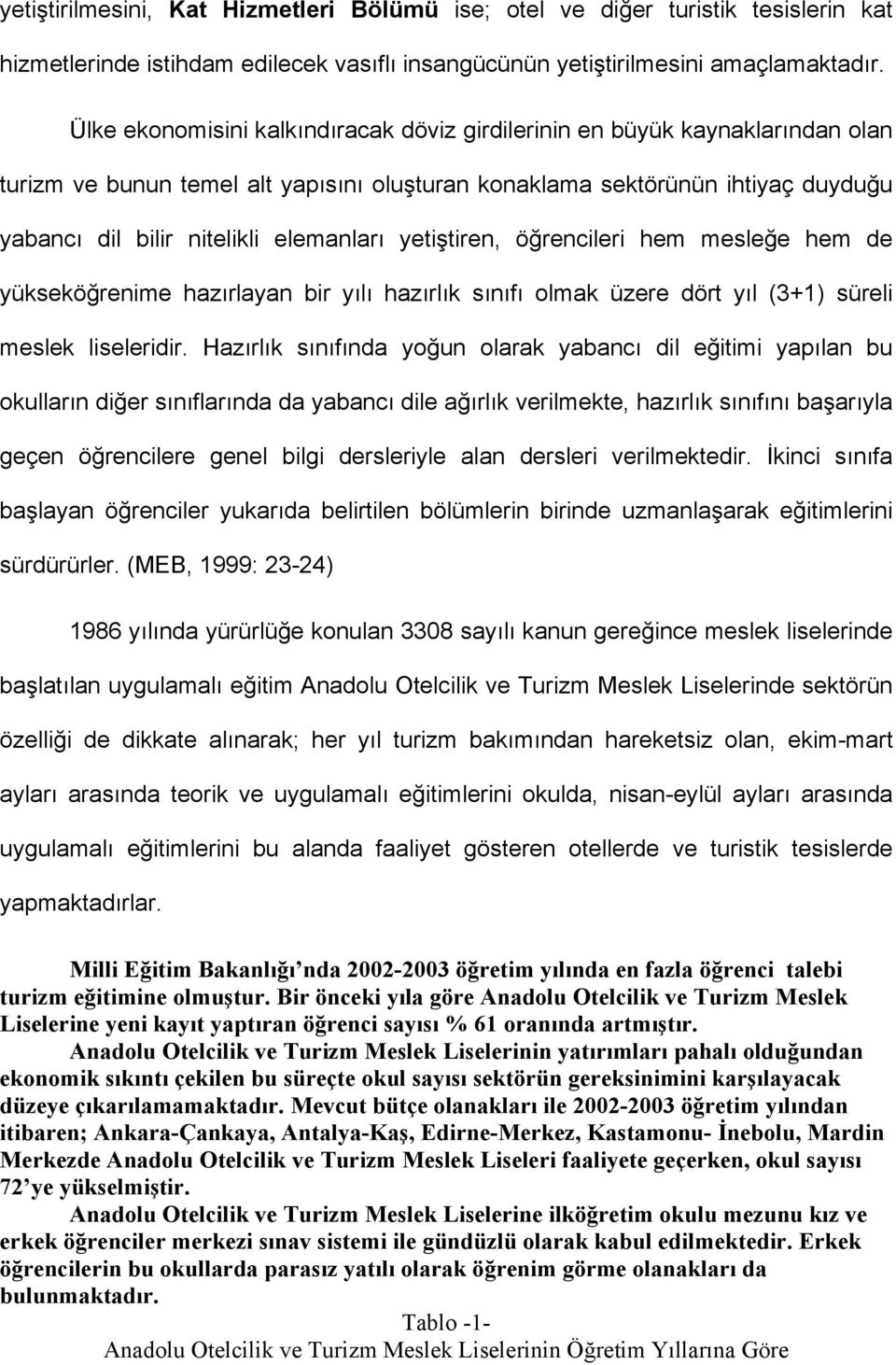 yetiştiren, öğrencileri hem mesleğe hem de yükseköğrenime hazırlayan bir yılı hazırlık sınıfı olmak üzere dört yıl (3+1) süreli meslek liseleridir.