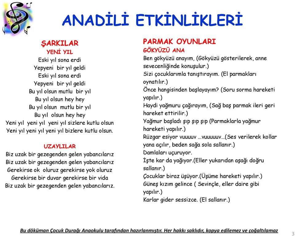 UZAYLILAR Biz uzak bir gezegenden gelen yabancılarız Biz uzak bir gezegenden gelen yabancılarız Gerekirse ok oluruz gerekirse yok oluruz Gerekirse bir duvar gerekirse bir vida Biz uzak bir gezegenden