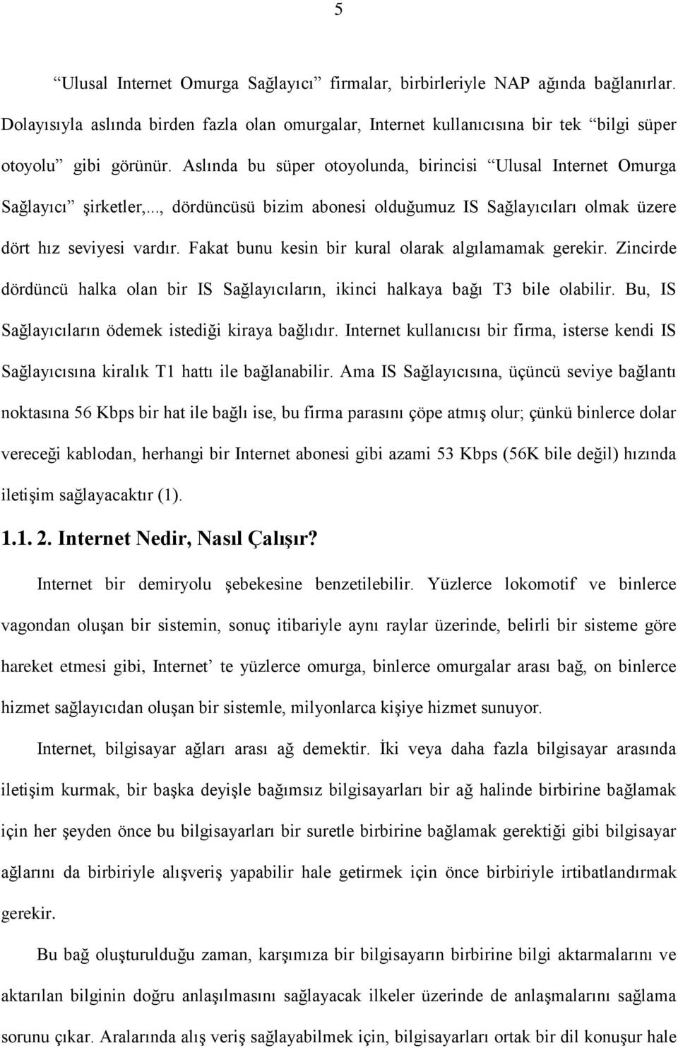 Fakat bunu kesin bir kural olarak algılamamak gerekir. Zincirde dördüncü halka olan bir IS Sağlayıcıların, ikinci halkaya bağı T3 bile olabilir. Bu, IS Sağlayıcıların ödemek istediği kiraya bağlıdır.