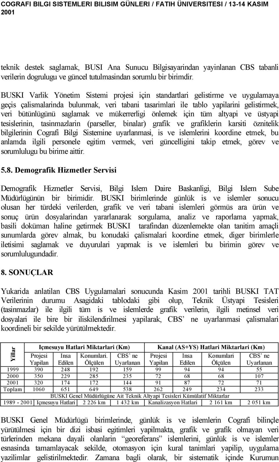 mükerrerligi önlemek için tüm altyapi ve üstyapi tesislerinin, tasinmazlarin (parseller, binalar) grafik ve grafiklerin karsiti öznitelik bilgilerinin Cografi Bilgi Sistemine uyarlanmasi, is ve