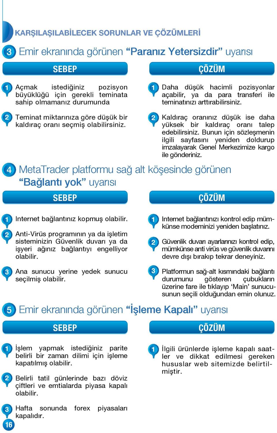 Kaldıraç oranınız düşük ise daha yüksek bir kaldıraç oranı talep edebilirsiniz. Bunun için sözleşmenin ilgili sayfasını yeniden doldurup imzalayarak Genel Merkezimize kargo ile gönderiniz.