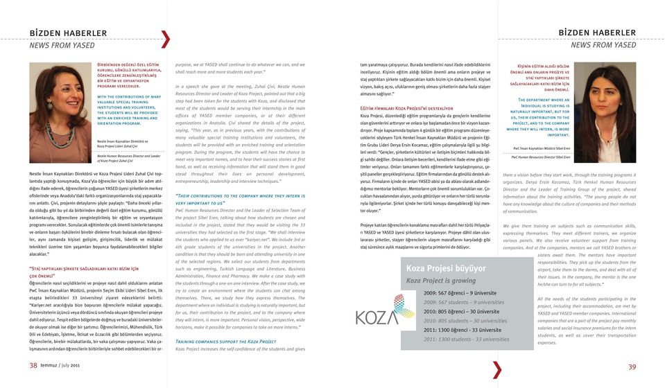 Nestle nsan Kaynaklar Direktörü ve Koza Projesi Lideri Zuhal Çivi Nestle Human Resources Director and Leader of Koza Project Zuhal Çivi Nestle nsan Kaynaklar Direktörü ve Koza Projesi Lideri Zuhal