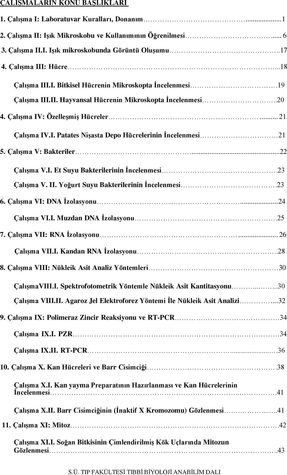 ...... 21 Çalışma IV.I. Patates Nişasta Depo Hücrelerinin İncelenmesi 21 5. Çalışma V: Bakteriler....22 Çalışma V.I. Et Suyu Bakterilerinin İncelenmesi.23 Çalışma V. II.