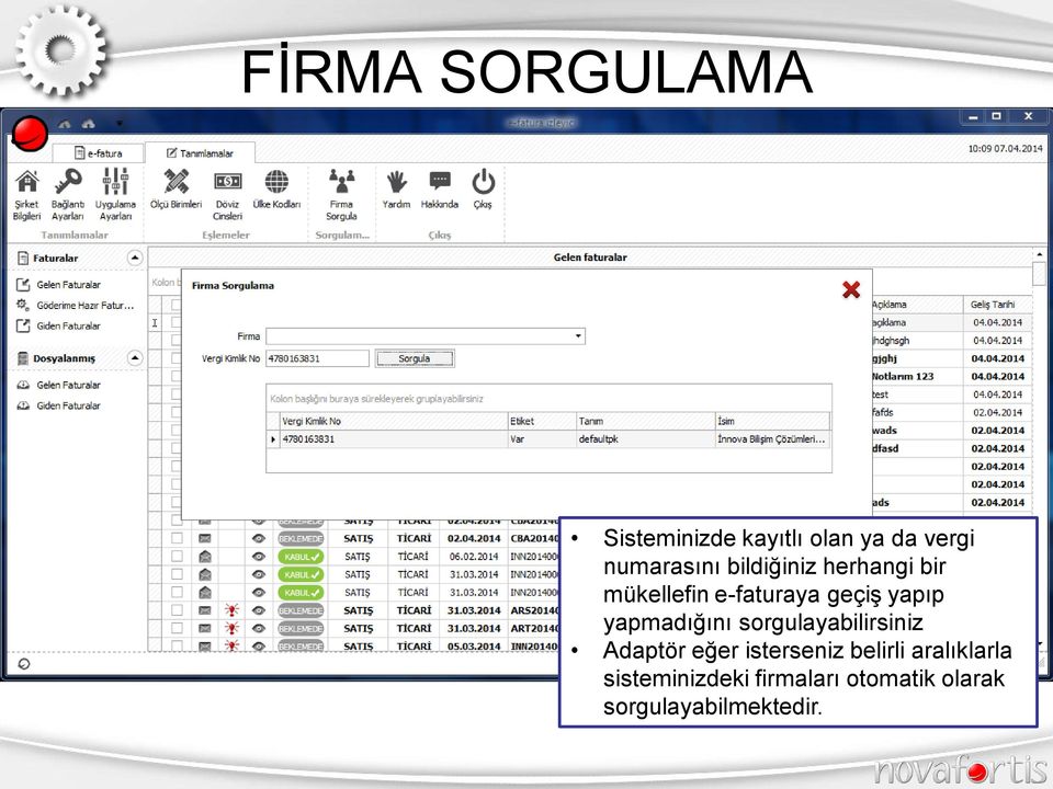 yapmadığını sorgulayabilirsiniz Adaptör eğer isterseniz belirli