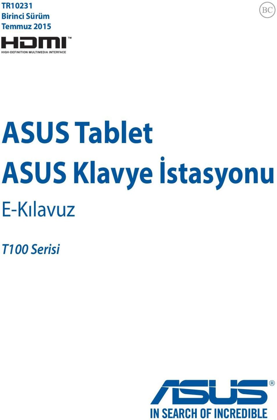 Tablet ASUS Klavye