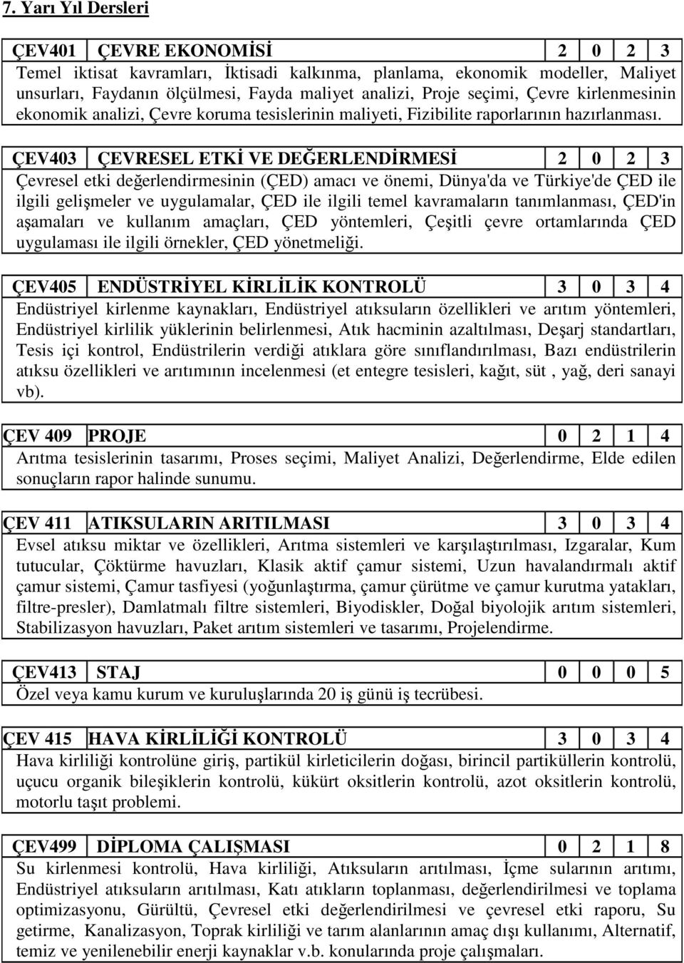 ÇEV403 ÇEVRESEL ETKİ VE DEĞERLENDİRMESİ 2 0 2 3 Çevresel etki değerlendirmesinin (ÇED) amacı ve önemi, Dünya'da ve Türkiye'de ÇED ile ilgili gelişmeler ve uygulamalar, ÇED ile ilgili temel