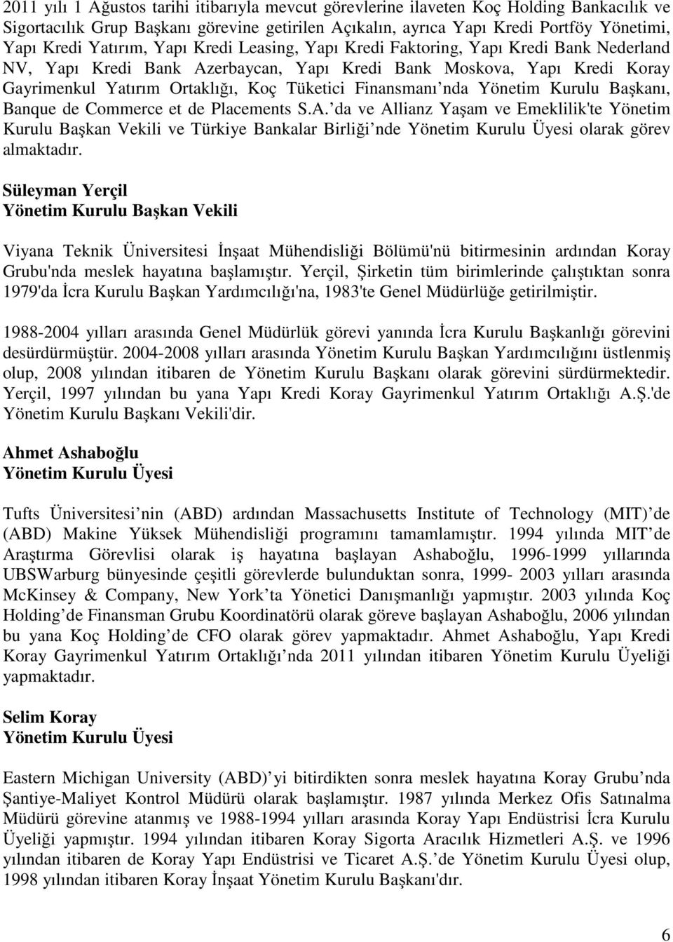 Finansmanı nda Yönetim Kurulu Başkanı, Banque de Commerce et de Placements S.A.