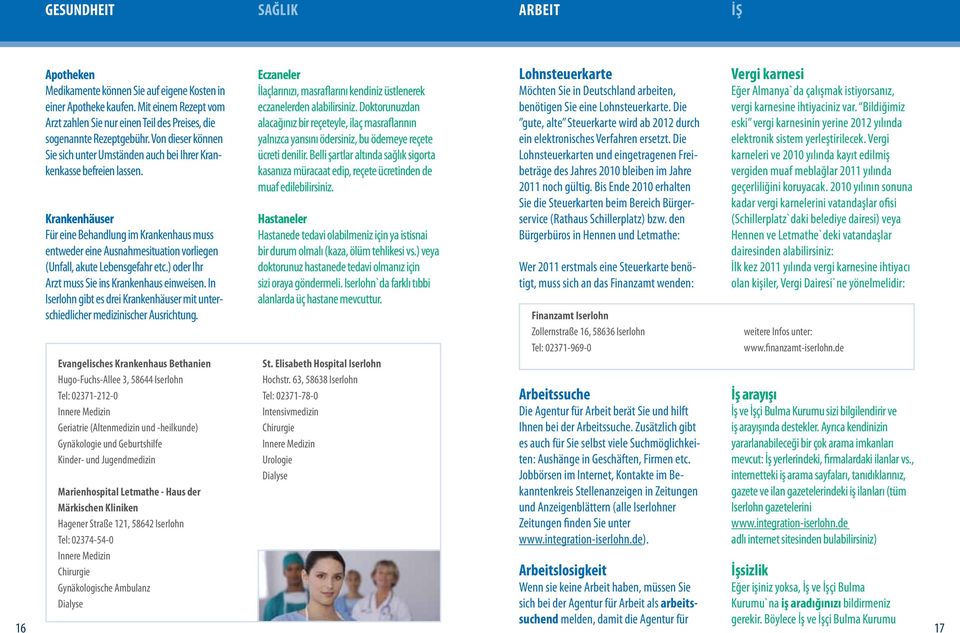 Krankenhäuser Für eine Behandlung im Krankenhaus muss entweder eine Ausnahmesituation vorliegen (Unfall, akute Lebensgefahr etc.) oder Ihr Arzt muss Sie ins Krankenhaus einweisen.