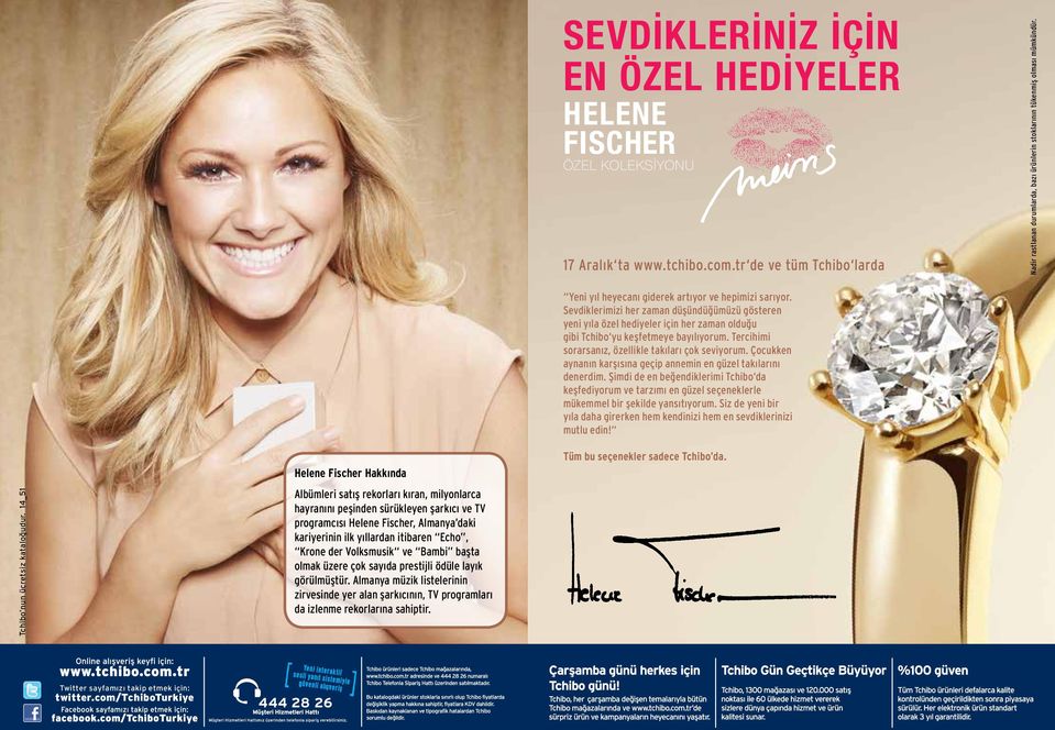 14_51 Helene Fischer Hakkında Albümleri satış rekorları kıran, milyonlarca hayranını peşinden sürükleyen şarkıcı ve TV programcısı Helene Fischer, Almanya daki kariyerinin ilk yıllardan itibaren