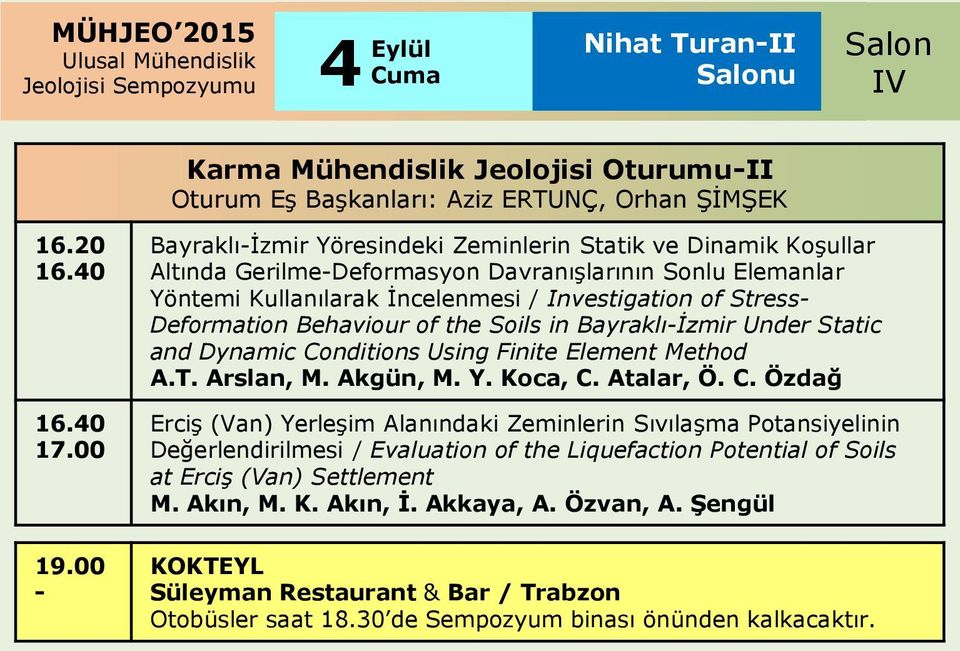 Deformation Behaviour of the Soils in Bayraklı-İzmir Under Static and Dynamic Co