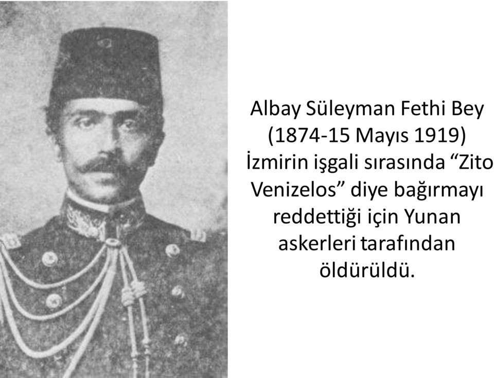 Zito Venizelos diye bağırmayı