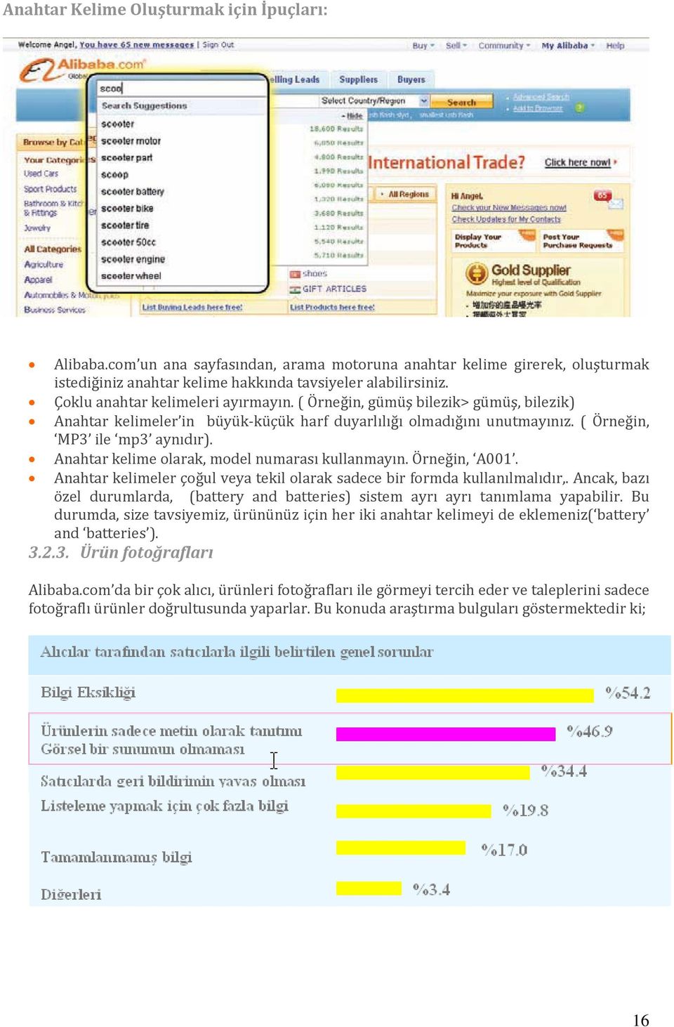 Anahtar kelime olarak, model numarası kullanmayın. Örneğin, A001. Anahtar kelimeler çoğul veya tekil olarak sadece bir formda kullanılmalıdır,.