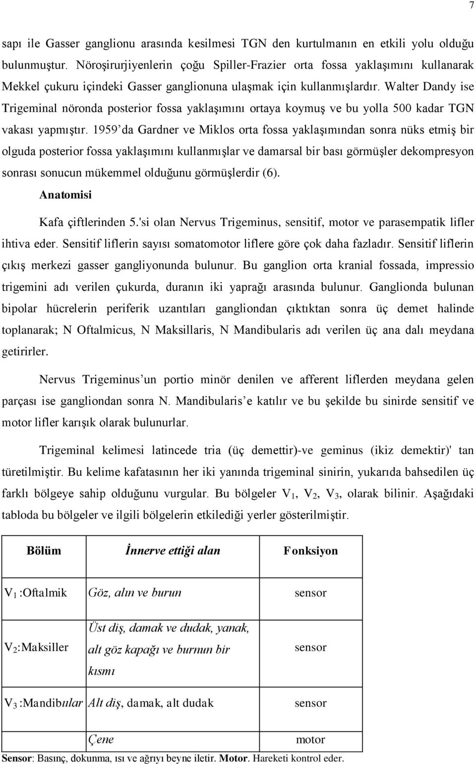 Walter Dandy ise Trigeminal nöronda posterior fossa yaklaşımını ortaya koymuş ve bu yolla 500 kadar TGN vakası yapmıştır.