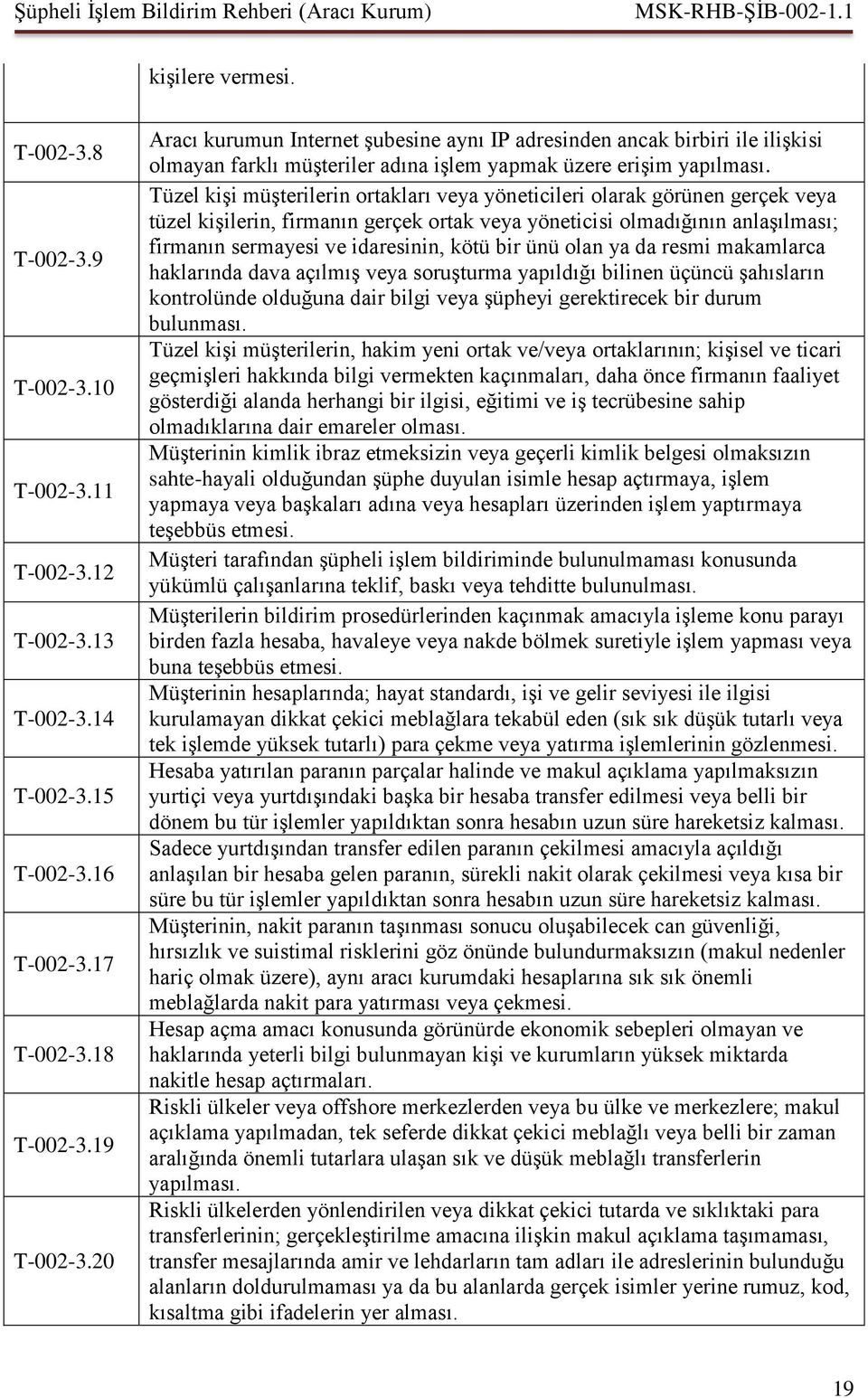 Tüzel kişi müşterilerin ortakları veya yöneticileri olarak görünen gerçek veya tüzel kişilerin, firmanın gerçek ortak veya yöneticisi olmadığının anlaşılması; firmanın sermayesi ve idaresinin, kötü