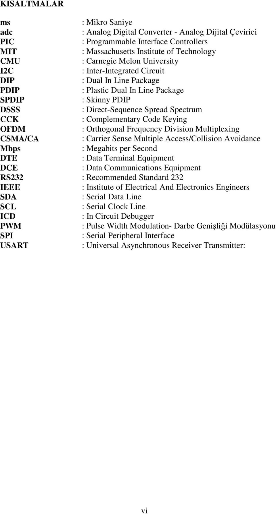 OFDM : Orthogonal Frequency Division Multiplexing CSMA/CA : Carrier Sense Multiple Access/Collision Avoidance Mbps : Megabits per Second DTE : Data Terminal Equipment DCE : Data Communications