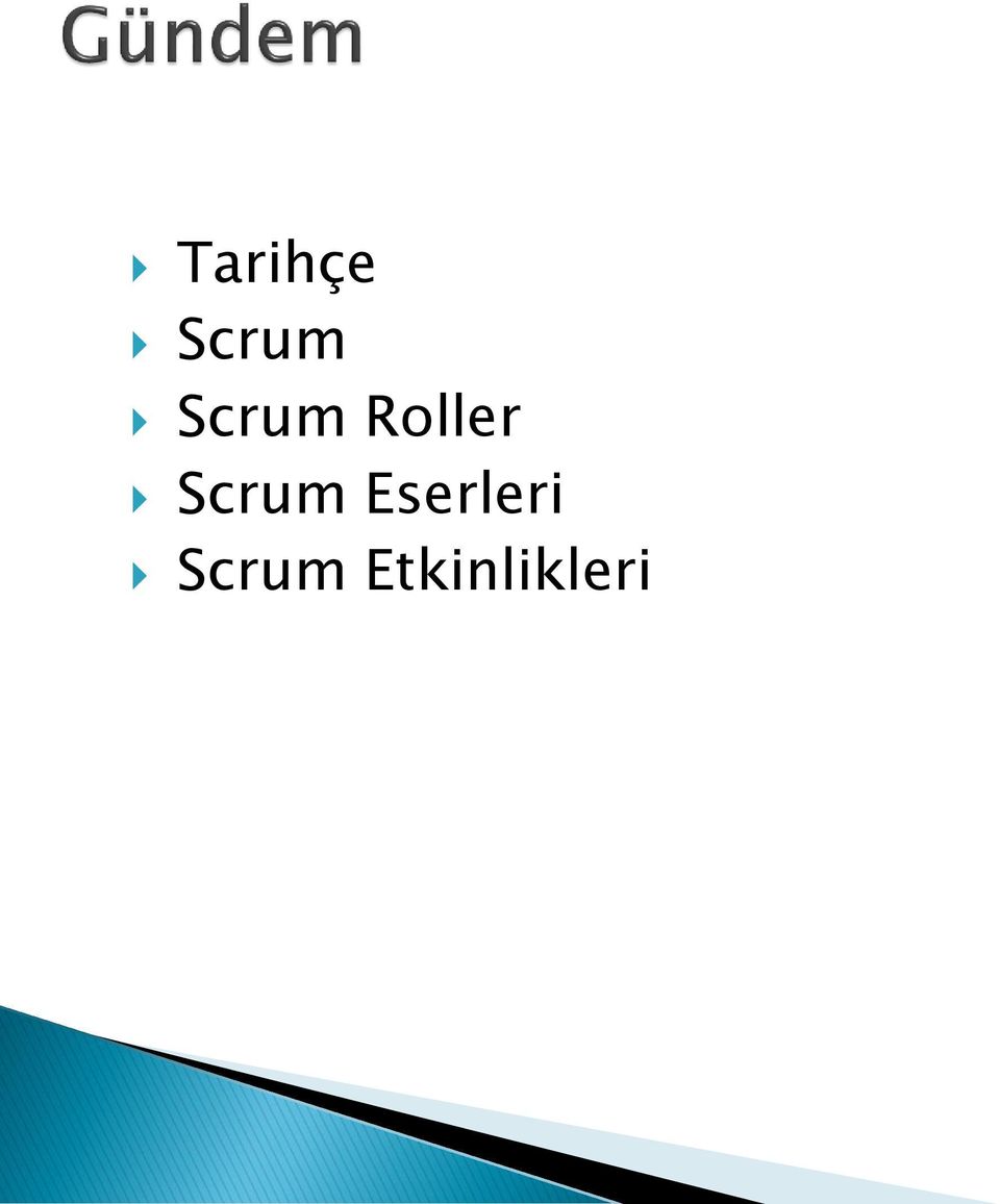 Scrum Eserleri