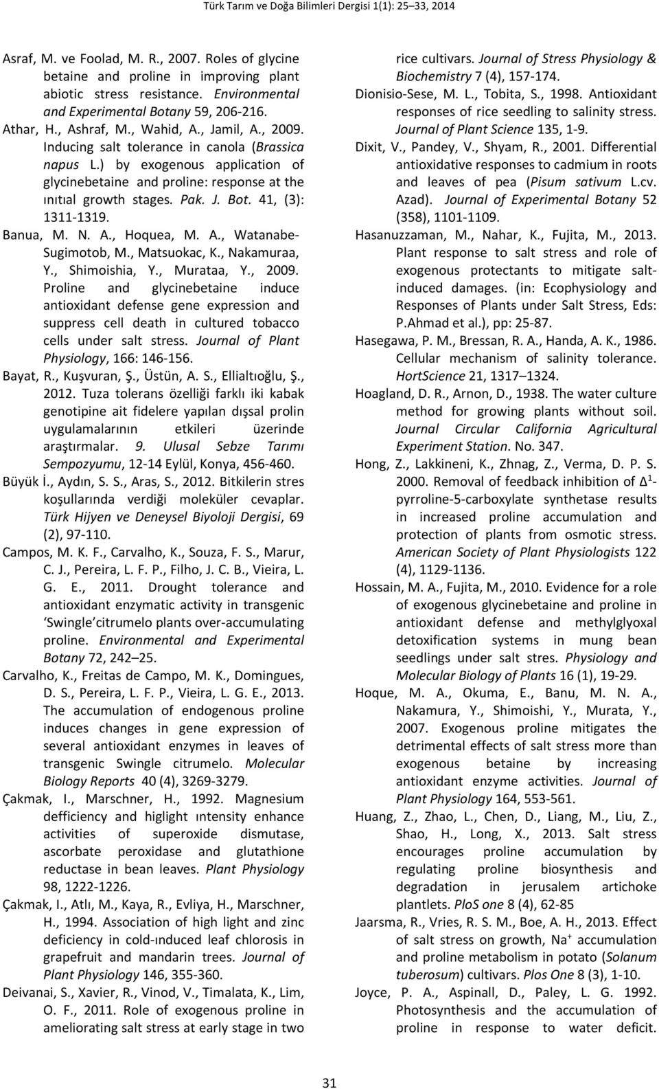 Banua, M. N. A., Hoquea, M. A., Watanabe- Sugimotob, M., Matsuokac, K., Nakamuraa, Y., Shimoishia, Y., Murataa, Y., 2009.