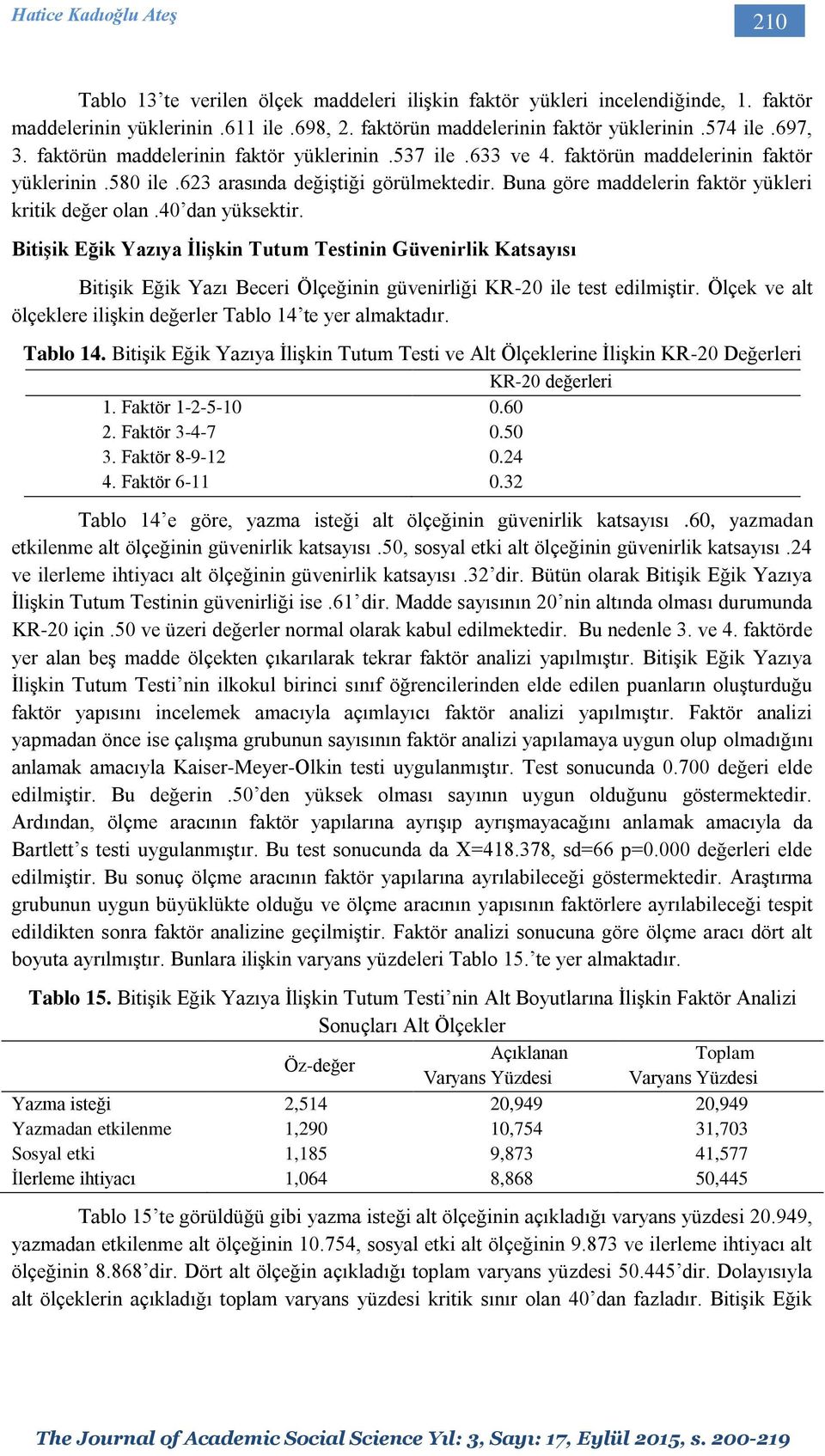 Buna göre maddelerin faktör yükleri kritik değer olan.40 dan yüksektir.