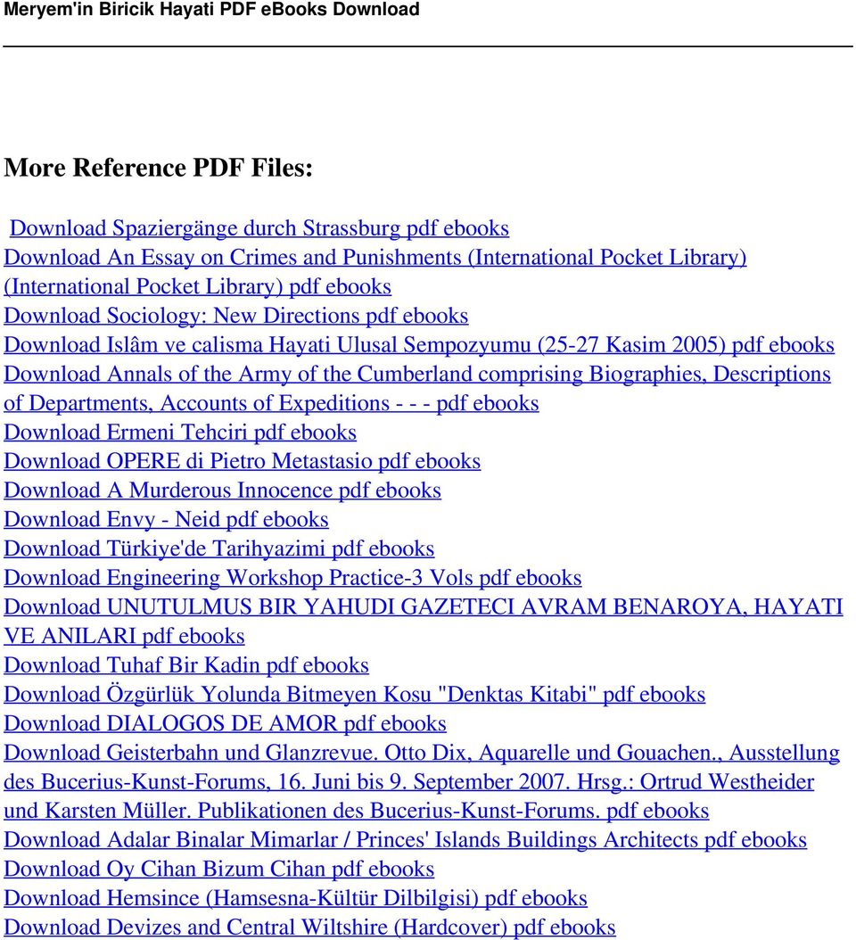 Library) (International Pocket Library) pdf ebooks Download Sociology: New Directions pdf ebooks Download Islâm ve calisma Hayati Ulusal Sempozyumu (25-27 Kasim 2005) pdf ebooks Download Annals of