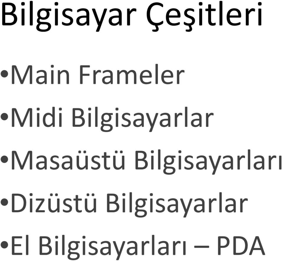 Masaüstü Bilgisayarları