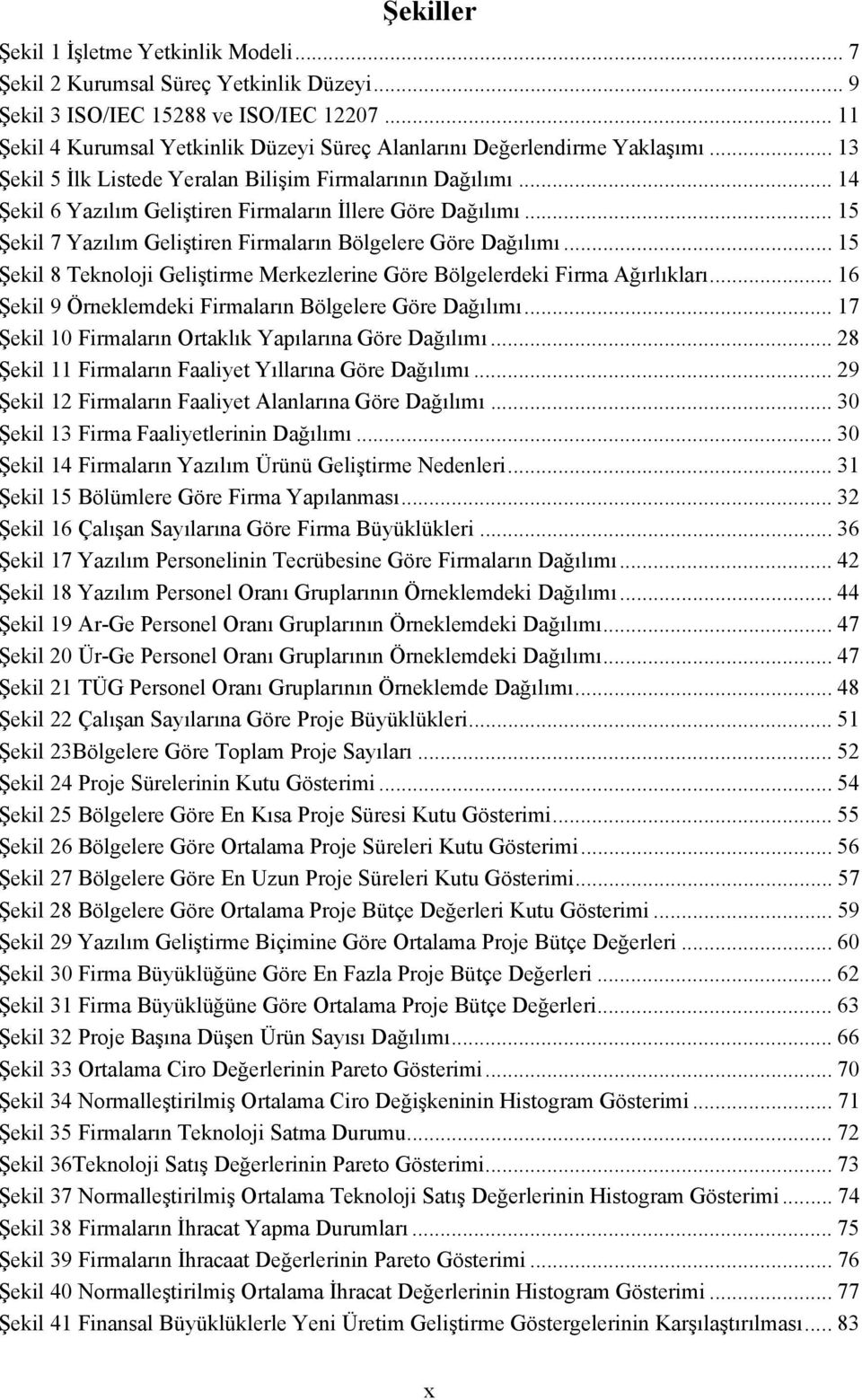 .. 14 Şekil 6 Yazılım Geliştiren Firmaların İllere Göre Dağılımı... 15 Şekil 7 Yazılım Geliştiren Firmaların Bölgelere Göre Dağılımı.