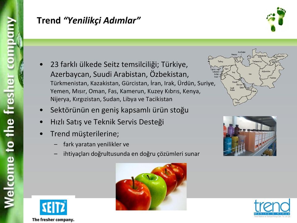 Kenya, Nijerya, Kırgızistan, Sudan, Libya ve Tacikistan Sektörünün en geniş kapsamlı ürün stoğu Hızlı Satış ve