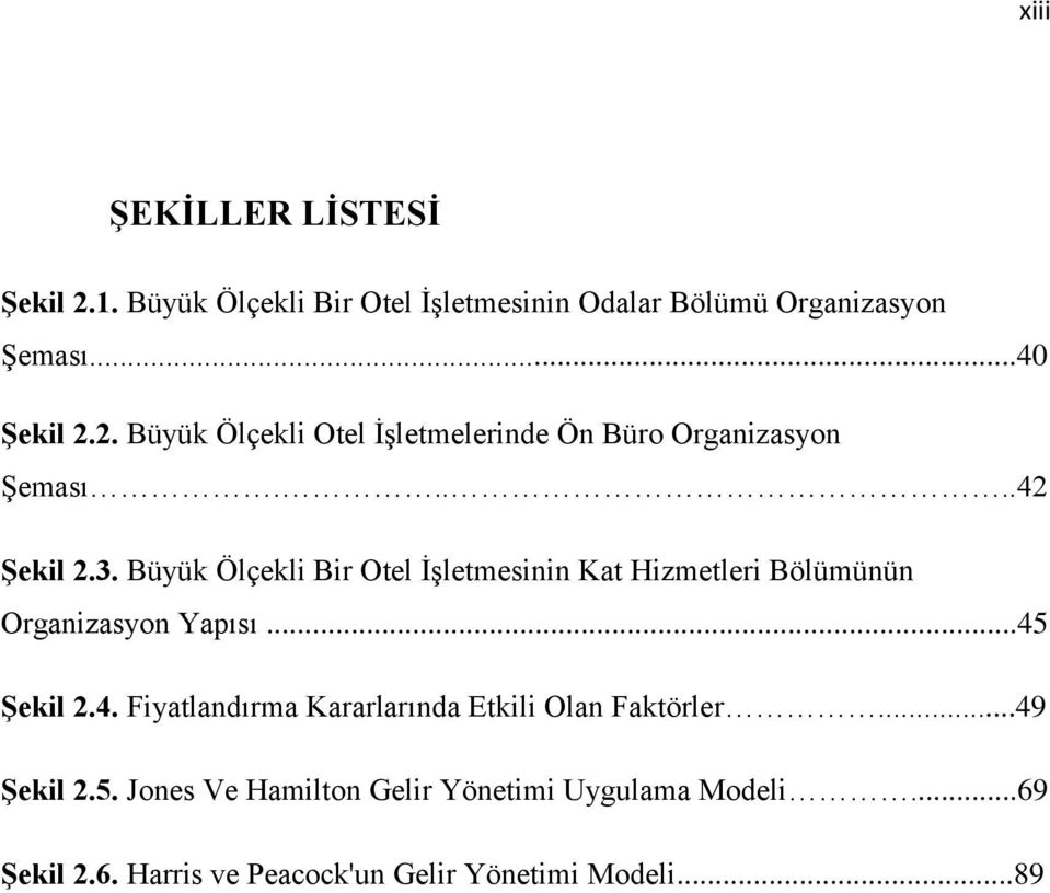 ..49 ġekil 2.5. Jones Ve Hamilton Gelir Yönetimi Uygulama Modeli...69 ġekil 2.6. Harris ve Peacock'un Gelir Yönetimi Modeli.