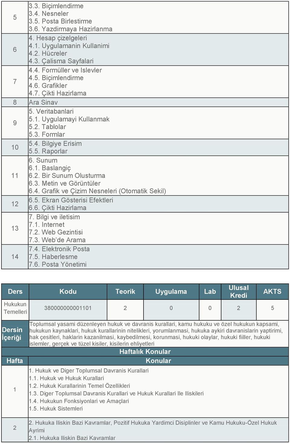 . Metin ve Görüntüler 6.4. Grafik ve Çizim Nesneleri (Otomatik Sekil) 6.5. Ekran Gösterisi Efektleri 2 6.6. Çikti Hazirlama 7. Bilgi ve iletisim 7.. Internet 7.2. Web Gezintisi 7.. Web de Arama 7.4. Elektronik Posta 4 7.