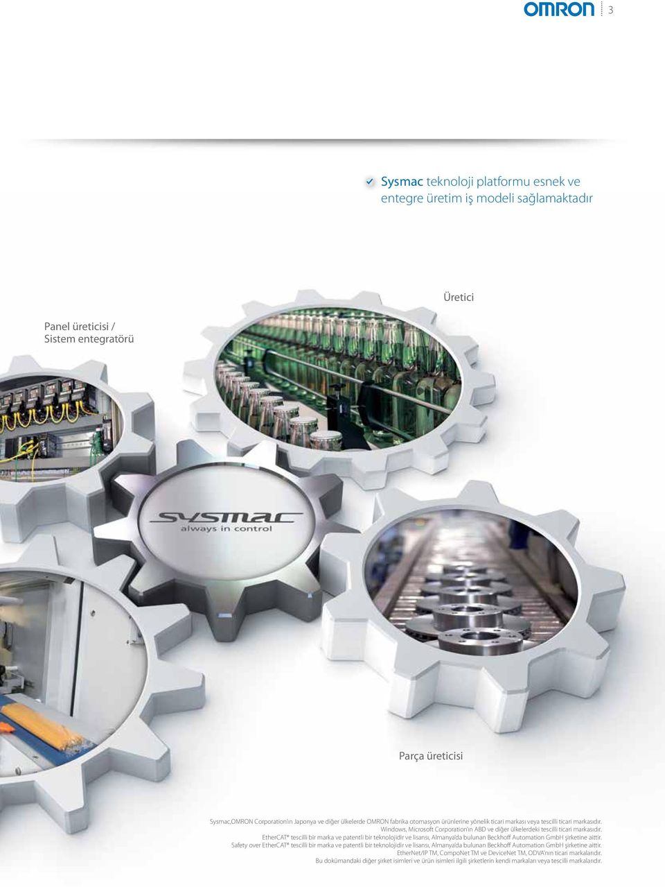 EtherCAT tescilli bir marka ve patentli bir teknolojidir ve lisansı, Almanya da bulunan Beckhoff Automation GmbH şirketine aittir.