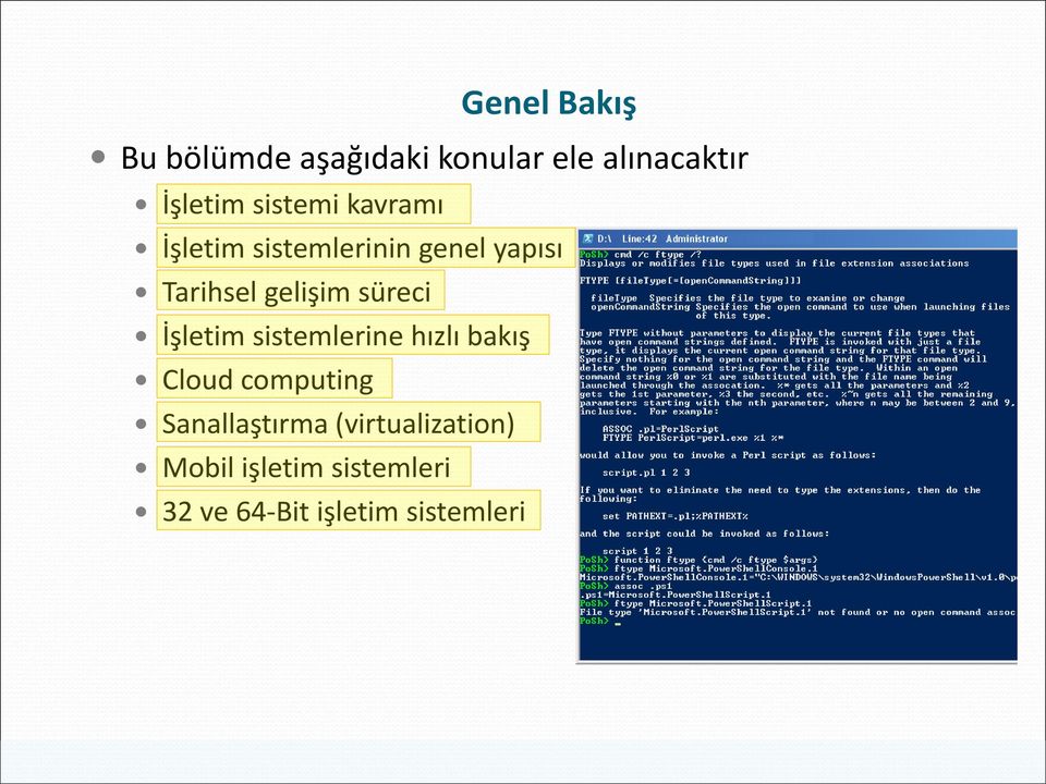 süreci İşletim sistemlerine hızlı bakış Cloud computing